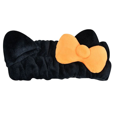 THE CREME SHOP X HELLO KITTY SPOOKY SEASON PLUSH SPA HEADBAND W SIGNATURE BOW
