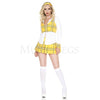 Clueless School Girl 4 Pc Plaid Women’s Halloween Cosplay Costume Set Sz XL