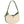 ROUND CURVED TWO TONE TEXTURED SHOULDER BAG COLOR OLIVE