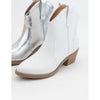 JORIAH WESTERN COWBOY ANKLE BOOTIES White Size 7.5