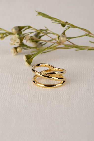 Architecture ring - gold