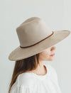 SUEDE VEGAN PANAMA HAT