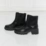 MMShoes What It Takes Lug Sole Chelsea Boots in Black
