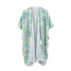 DIONA J FRONT ROPE FLOWER PRINT KIMONO ONE SIZE COLOR YELLOW