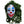 New Joker Mask Clown Green Hair Wig Latex Face Mask Halloween Costume Cosplay Party