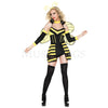 Buzzed Bee 5 Pc Striped Halter Women’s Halloween Cosplay Costume Set Sz S/M