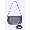 DIONA J ICONIC STUDDED FASHION SHOULDER BAG COLOR BLACK