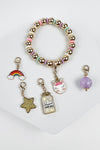 VARIETY CHARM ENAMEL BRACELET SET