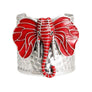 Red DST Sorority Elephant Head Cuff|Adjustable