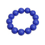 Bracelet Royal Blue Ball Bead Stretch for Women