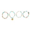 Multi Stone Glass Love Bracelets