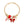 Cable Bangle Red Butterfly Gold Bracelet Women