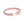 Thick Pink Cable Classic Bangle Bracelet