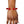 DST Sorority Red Thick Cable Classic Bangle