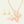Necklace Pink Butterfly 3D Pendant Set for Women