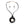 Pendant Tribal Black Leopard Ring Leather Necklace