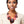 Necklace Marbled Red Leopard Links for Women