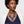 Bib Regal Tribal Blue Cracked Marquise Necklace