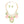 AKA Necklace Pink Green Oval Swirl Set for Women