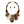 Bib Marbled Leopard Brown Link Necklace for Women