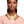 AKA Collar Gold with Pink Green Marbled Bib Set