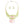 AKA Collar Gold with Pink Green Marbled Bib Set