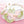 Collar Organic Pink Green Cord Necklace