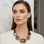 Collar Wild Marbled Leopard Artful Necklace Women