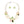 AKA Pink Green Inlay Flower Collar Necklace Set