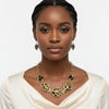 Collar Dimensional Bright Leopard Link Necklace