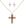 Pendant Multicolor Cross Long Gold Chain Necklace