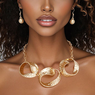 Chain Matte Gold Chunky Chain Modern Necklace
