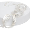 Chain Matte Silver Chunky Chain Modern Necklace