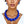 Beaded Royal Blue Ball Bead Graduated Necklace