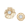 Magnetic Brooch White Poppy Pin for Women