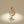Brooch Gold Treble Clef Cream Marquise Stone Pin