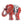 Brooch DST Red Elephant Bling Pin for Women