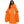 3XL Bright Orange Sexy Slit Dress