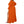 3XL Bright Orange Sexy Slit Dress