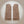 Beige Fur Stripe Leather Touchscreen Winter Gloves