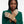 Beige Fur Stripe Leather Touchscreen Winter Gloves