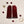 Wine Fur Stripe Leather Touchscreen Winter Gloves