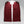 Wine Fur Stripe Leather Touchscreen Winter Gloves