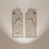 Beige Woolen Cute Rabbit Touchscreen Winter Gloves