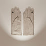 Beige Woolen Cute Rabbit Touchscreen Winter Gloves
