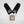 Black Woolen Cute Rabbit Touchscreen Winter Gloves
