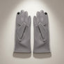 Gray Woolen Cute Rabbit Touchscreen Winter Gloves