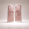 Pink Woolen Cute Rabbit Touchscreen Winter Gloves