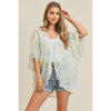 DIONA J TIE DYE KIMONO ONE SIZE COLOR GREEN