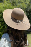 Floppy Straw Sun Hat WIth Strap